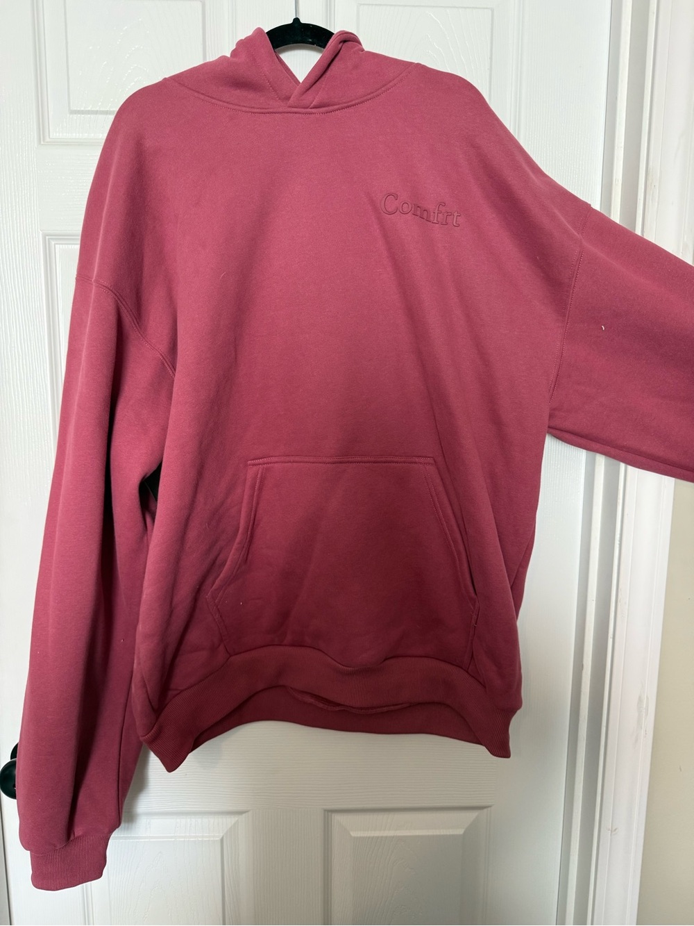 Comf rt Hooded Sweatshirt - Rose
